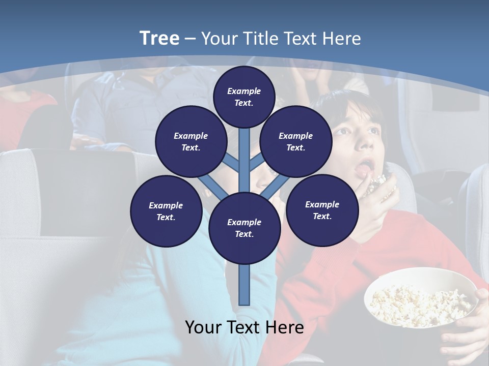 Men At Cinema PowerPoint Template