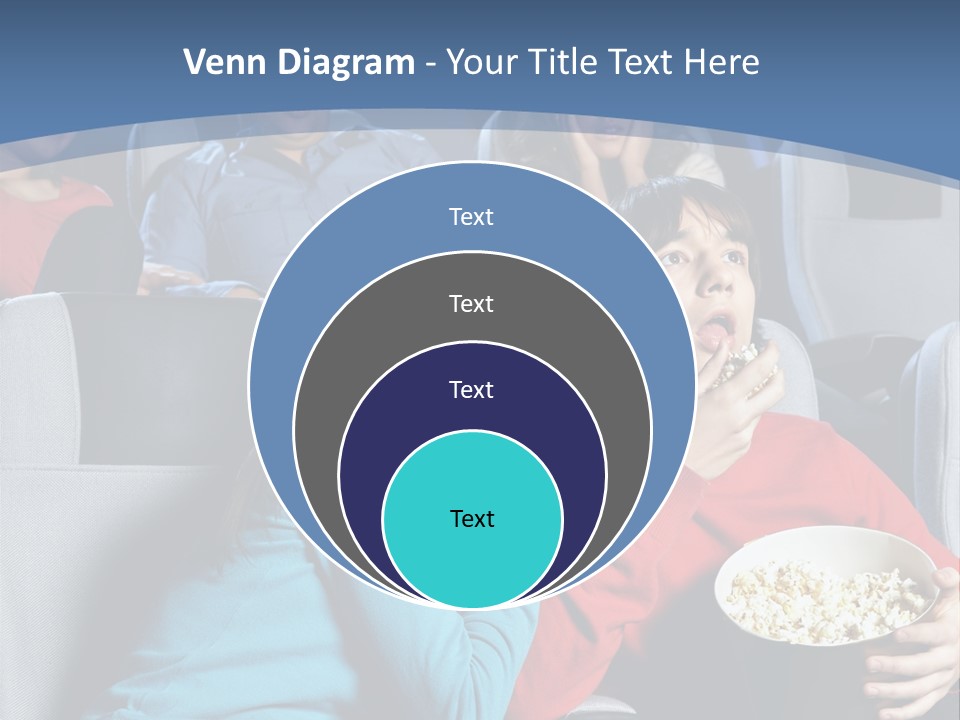 Men At Cinema PowerPoint Template
