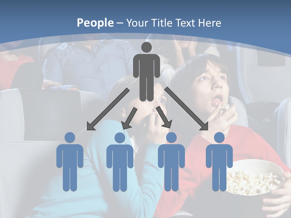 Men At Cinema PowerPoint Template