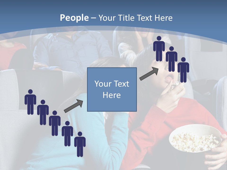 Men At Cinema PowerPoint Template