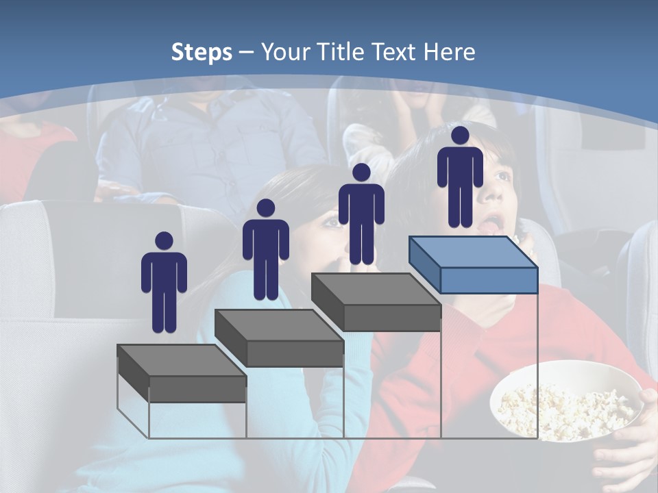 Men At Cinema PowerPoint Template