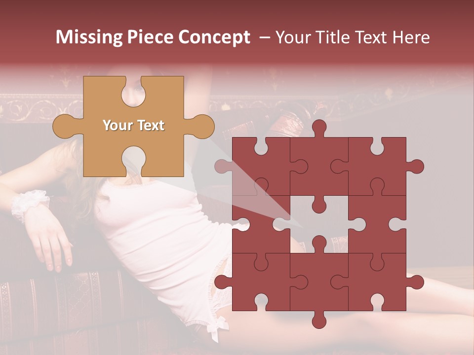 Young Darkness Emotion PowerPoint Template