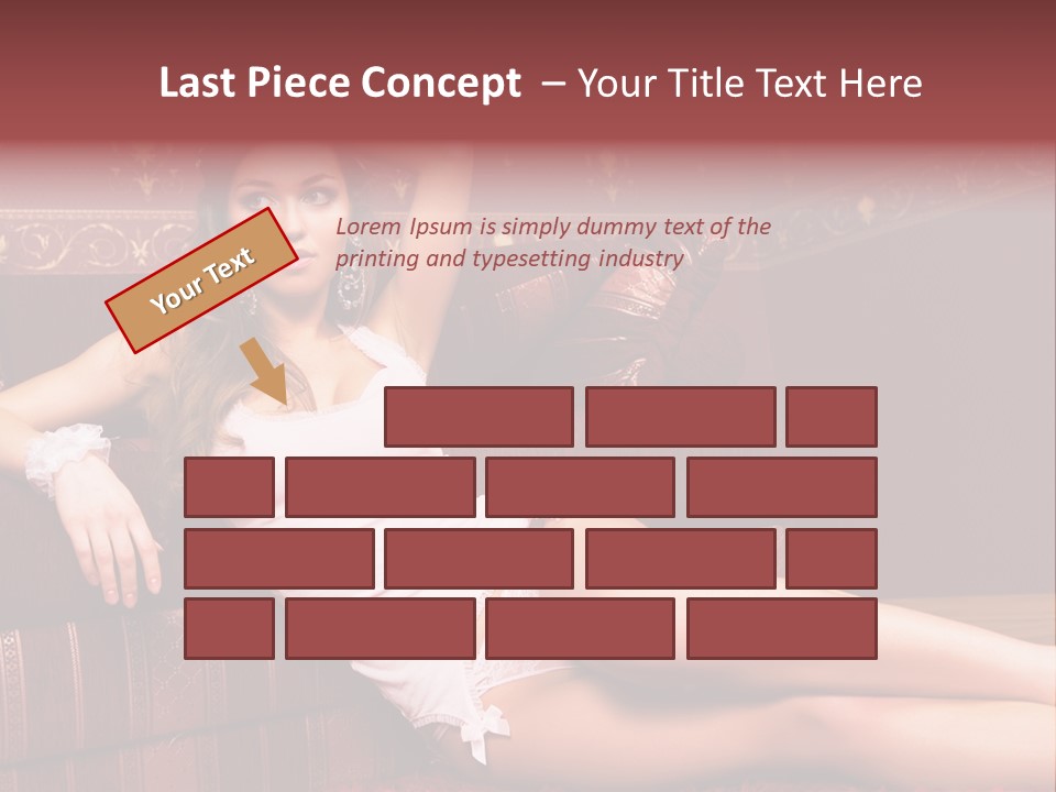 Young Darkness Emotion PowerPoint Template