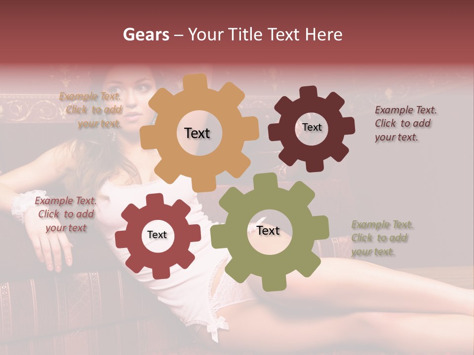 Young Darkness Emotion PowerPoint Template