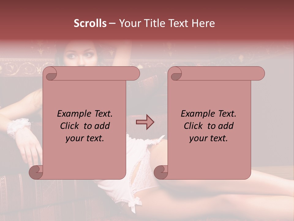 Young Darkness Emotion PowerPoint Template