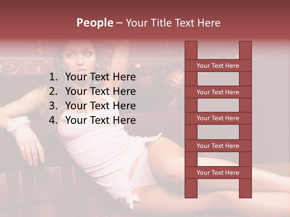 Young Darkness Emotion PowerPoint Template