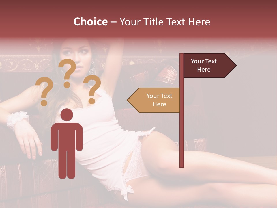 Young Darkness Emotion PowerPoint Template