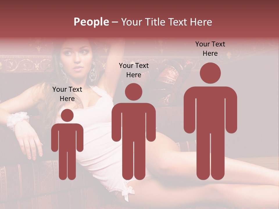 Young Darkness Emotion PowerPoint Template