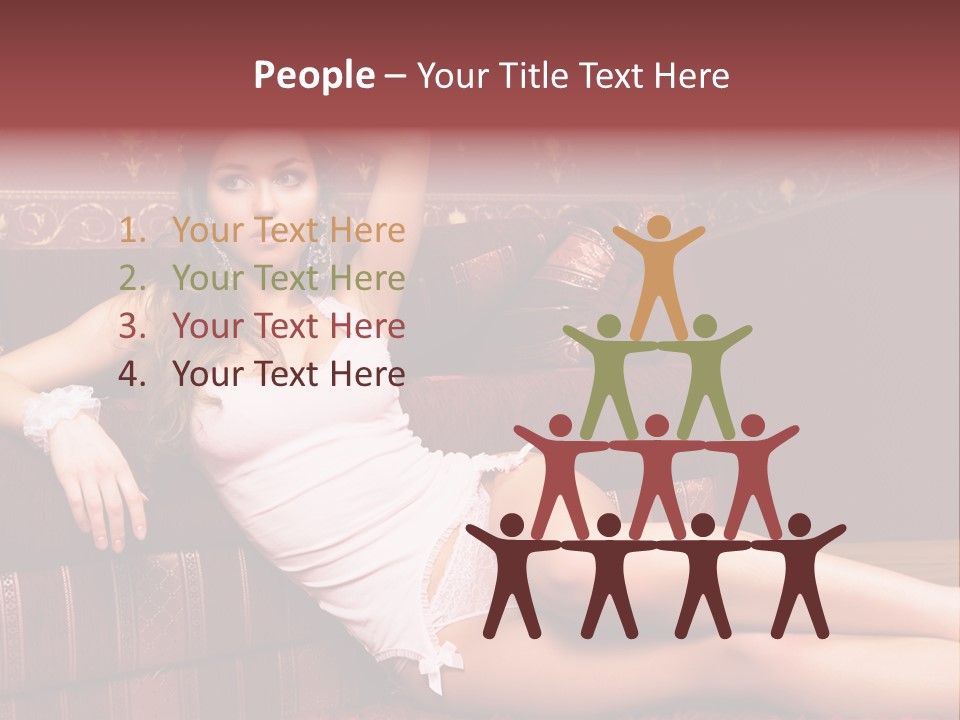 Young Darkness Emotion PowerPoint Template