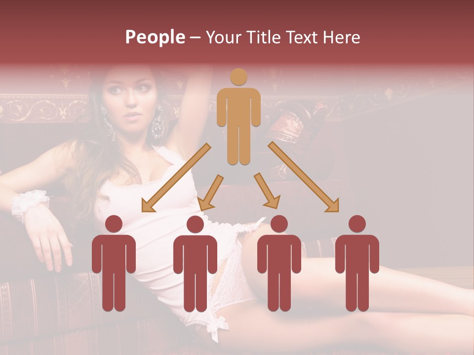 Young Darkness Emotion PowerPoint Template