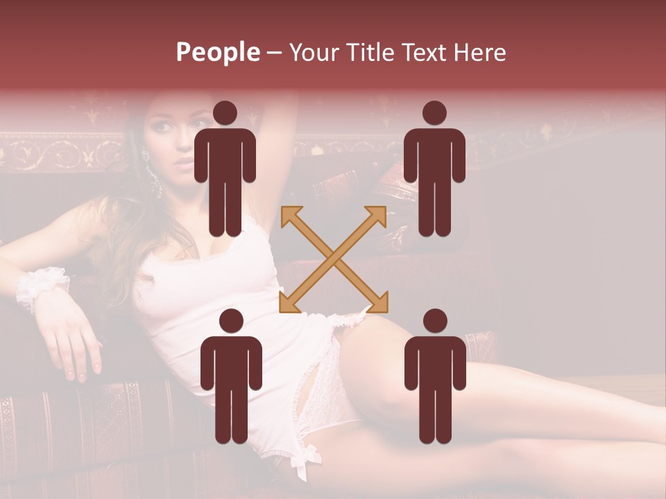 Young Darkness Emotion PowerPoint Template