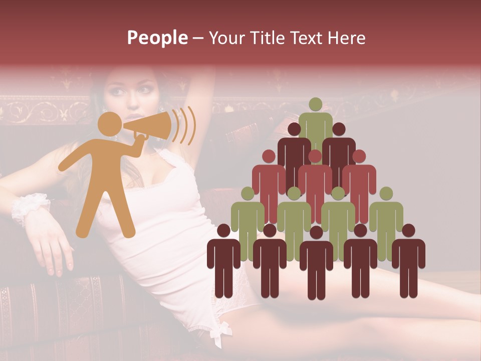 Young Darkness Emotion PowerPoint Template