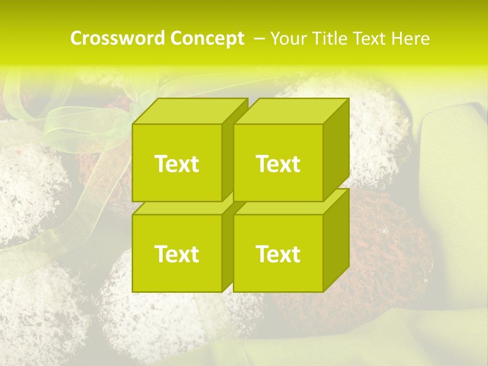 Confectionery Chip Stack PowerPoint Template