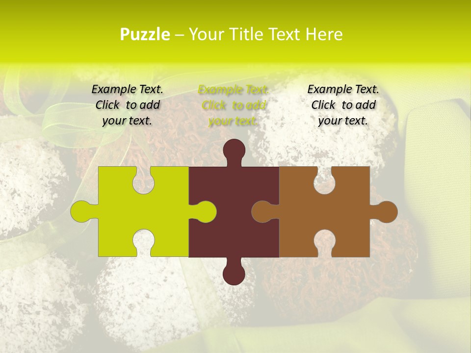 Confectionery Chip Stack PowerPoint Template