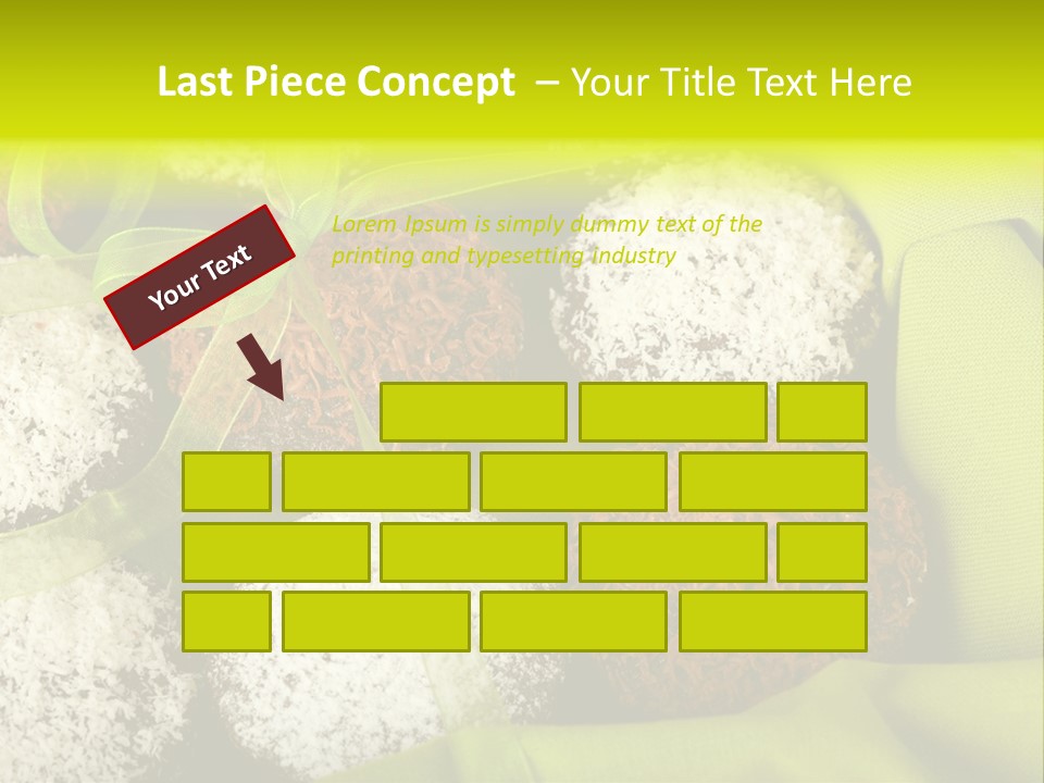 Confectionery Chip Stack PowerPoint Template