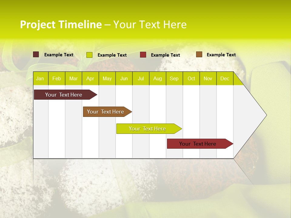 Confectionery Chip Stack PowerPoint Template