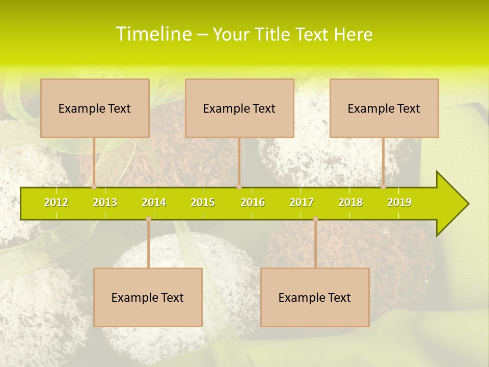 Confectionery Chip Stack PowerPoint Template