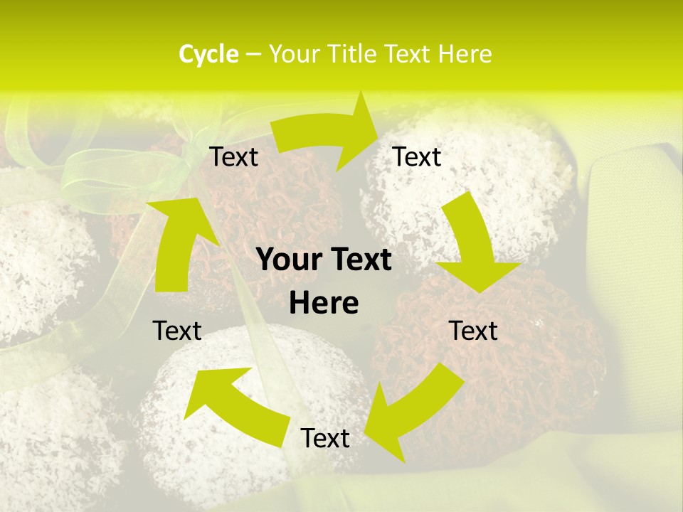 Confectionery Chip Stack PowerPoint Template