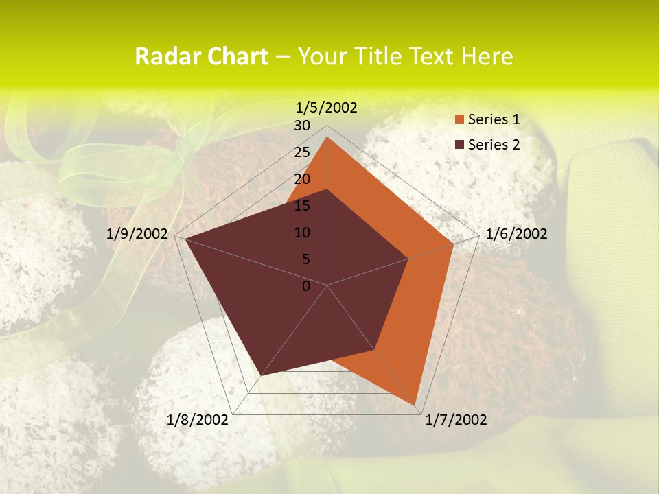 Confectionery Chip Stack PowerPoint Template