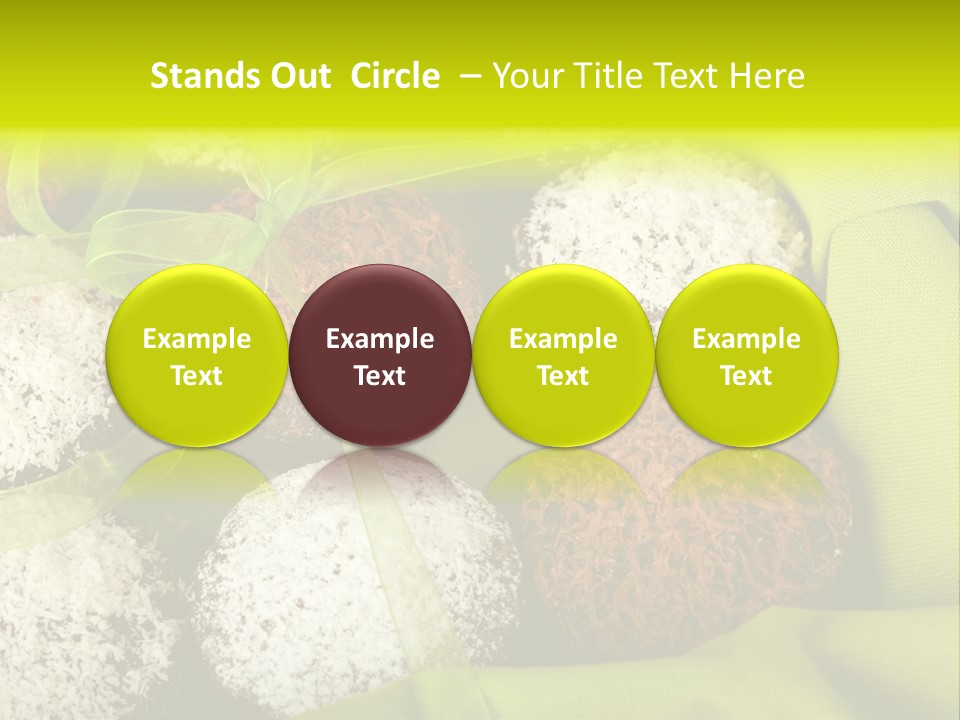 Confectionery Chip Stack PowerPoint Template