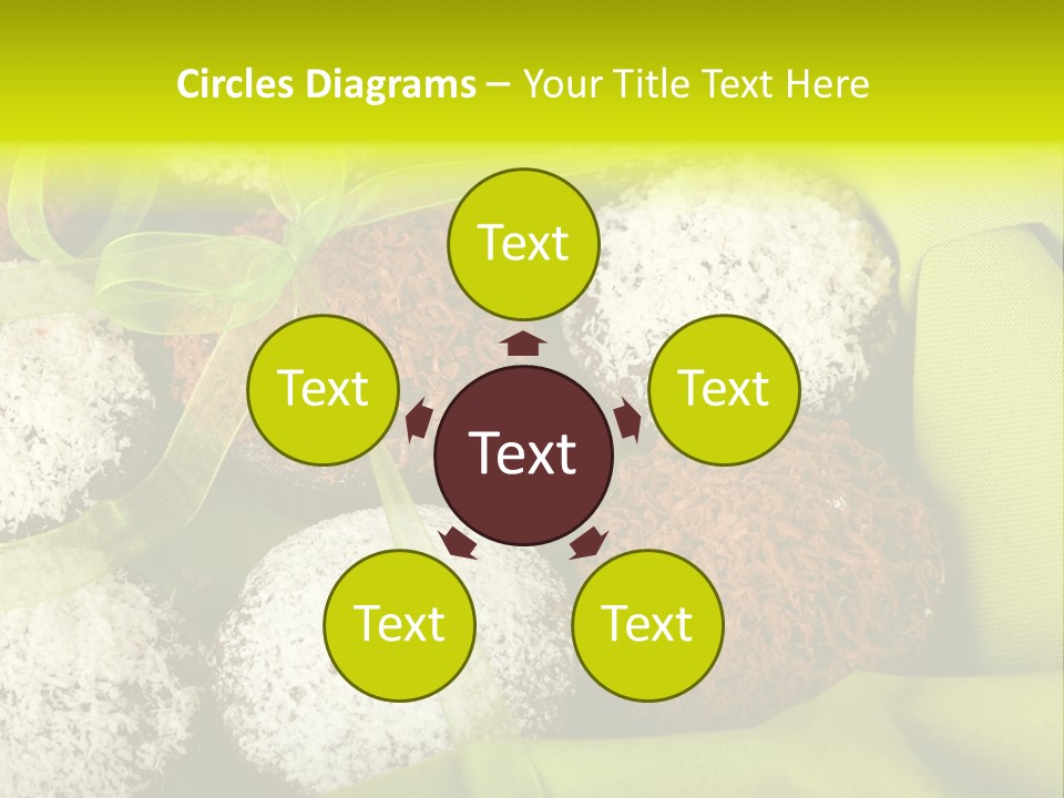 Confectionery Chip Stack PowerPoint Template