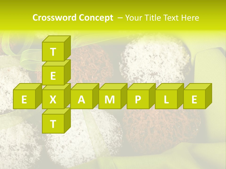 Confectionery Chip Stack PowerPoint Template