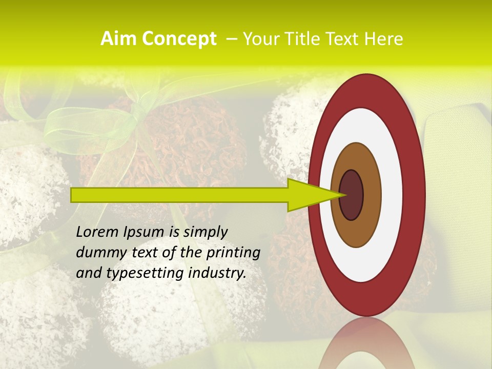 Confectionery Chip Stack PowerPoint Template