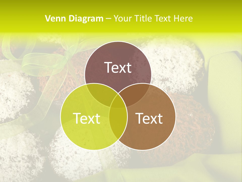 Confectionery Chip Stack PowerPoint Template
