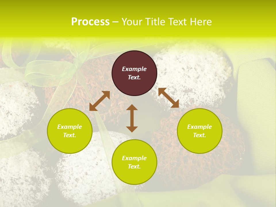 Confectionery Chip Stack PowerPoint Template