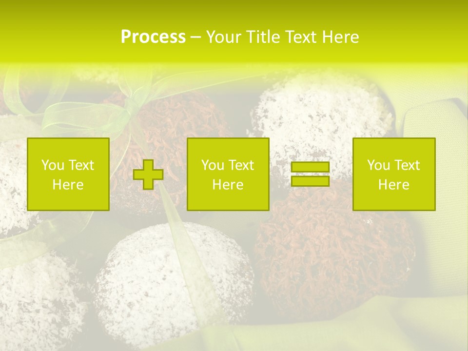 Confectionery Chip Stack PowerPoint Template