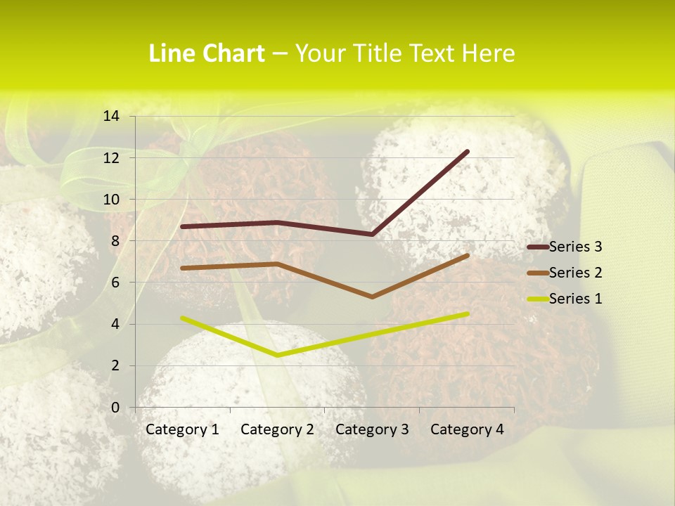 Confectionery Chip Stack PowerPoint Template