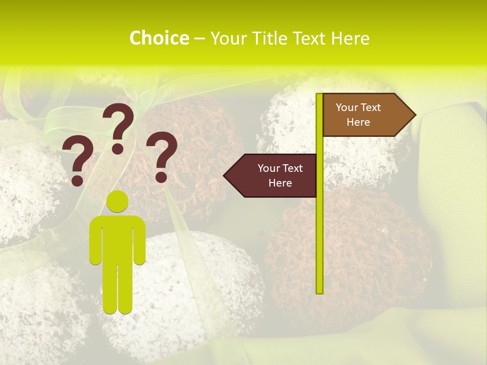 Confectionery Chip Stack PowerPoint Template
