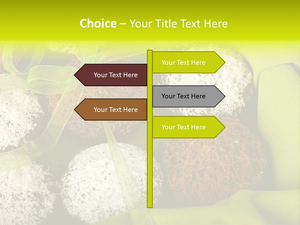 Confectionery Chip Stack PowerPoint Template