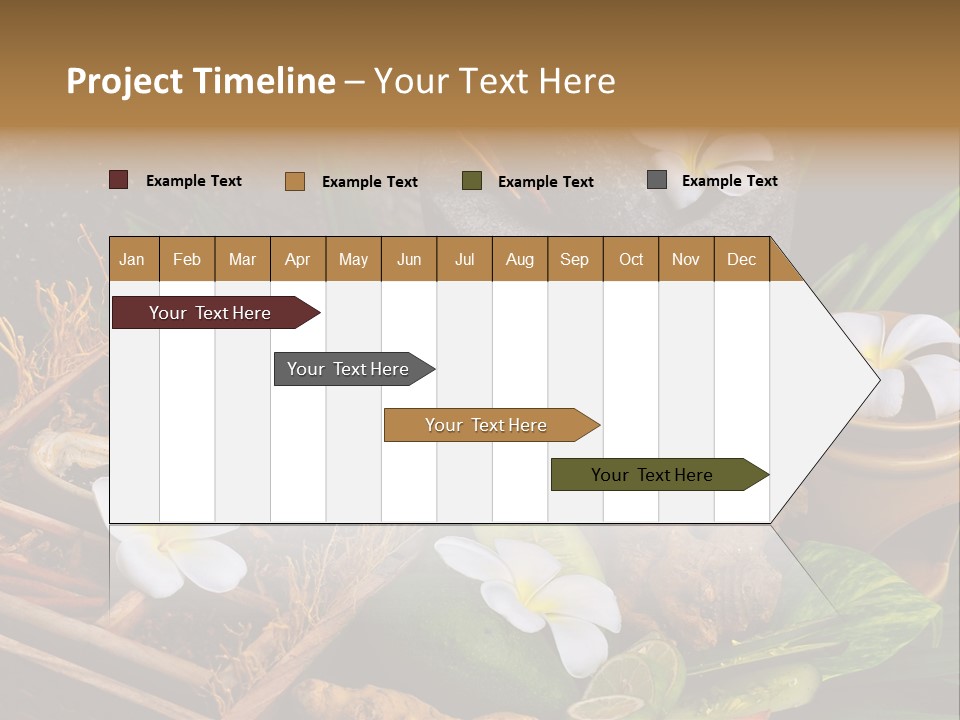 Spa Flowers PowerPoint Template