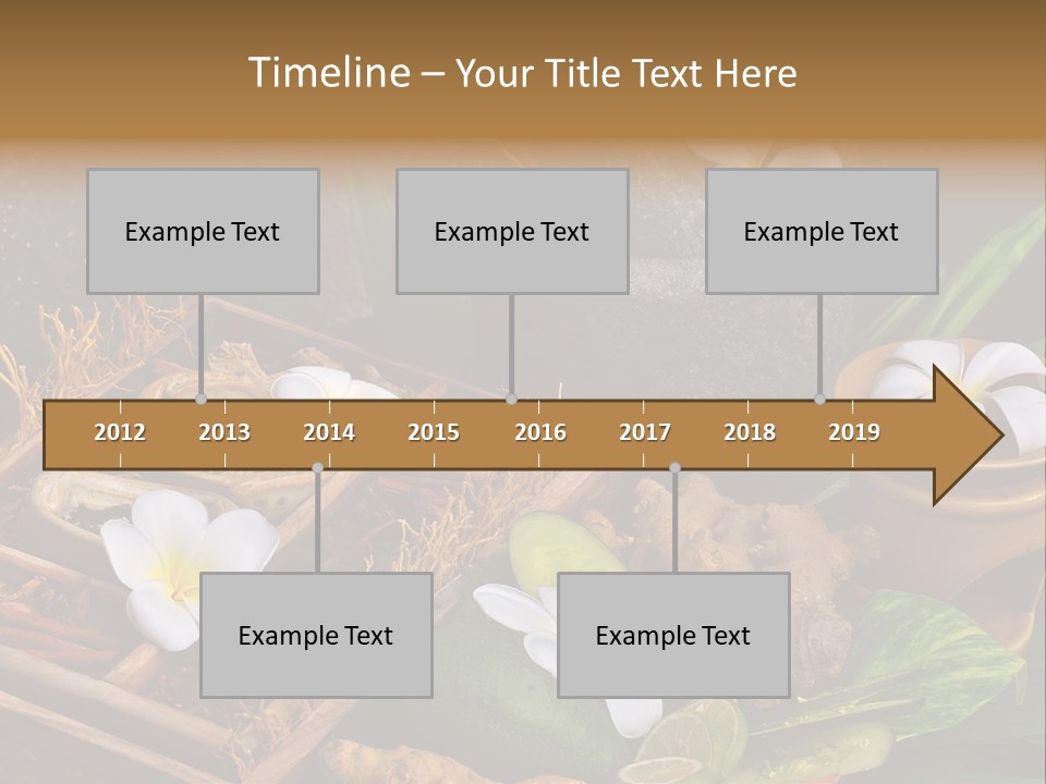 Spa Flowers PowerPoint Template