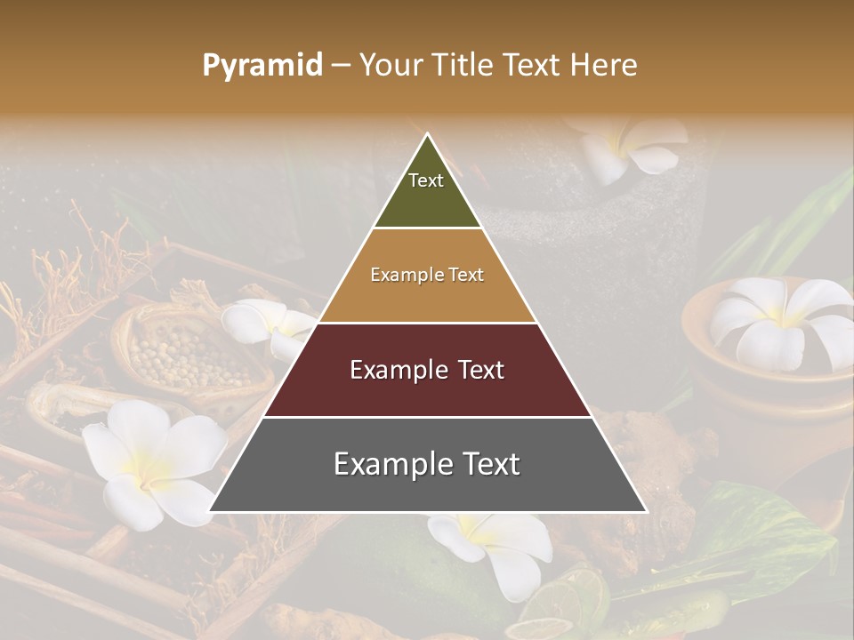 Spa Flowers PowerPoint Template