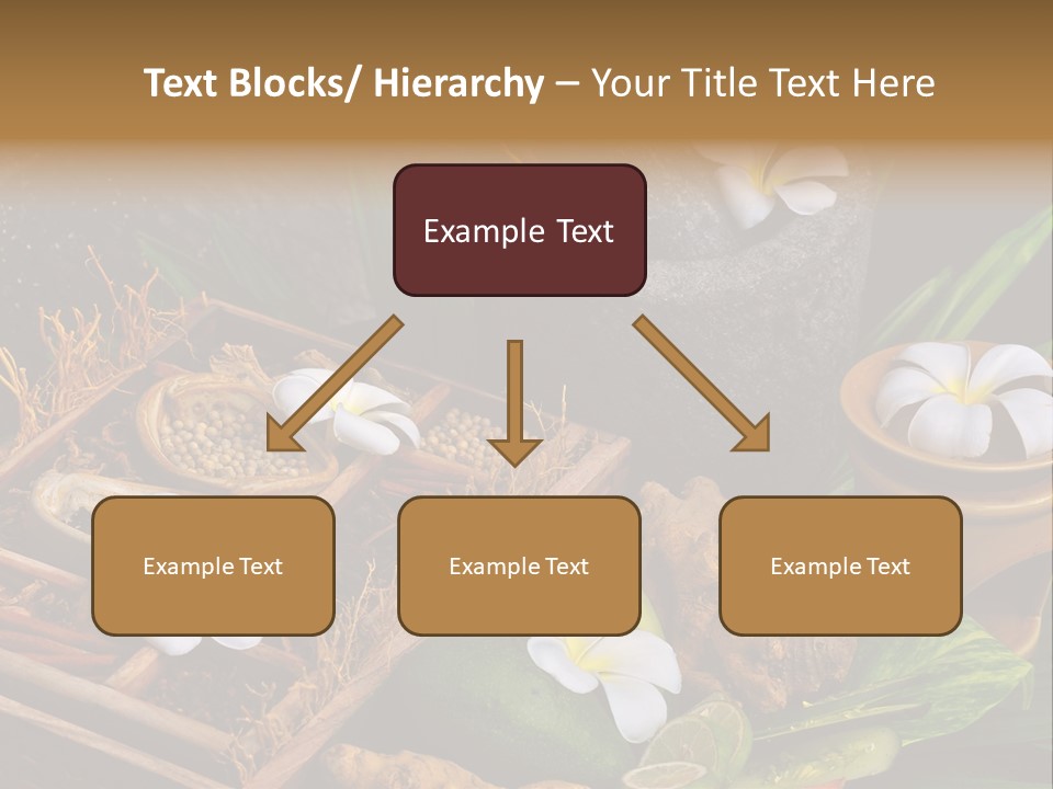 Spa Flowers PowerPoint Template