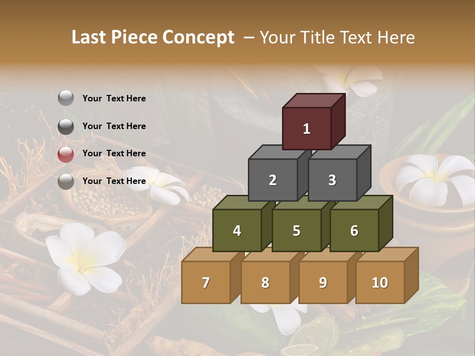 Spa Flowers PowerPoint Template