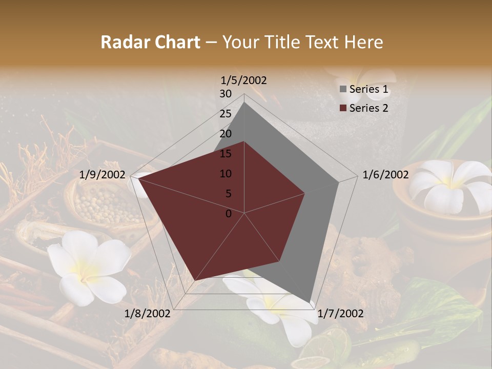 Spa Flowers PowerPoint Template