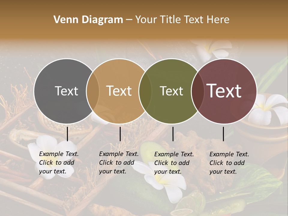 Spa Flowers PowerPoint Template