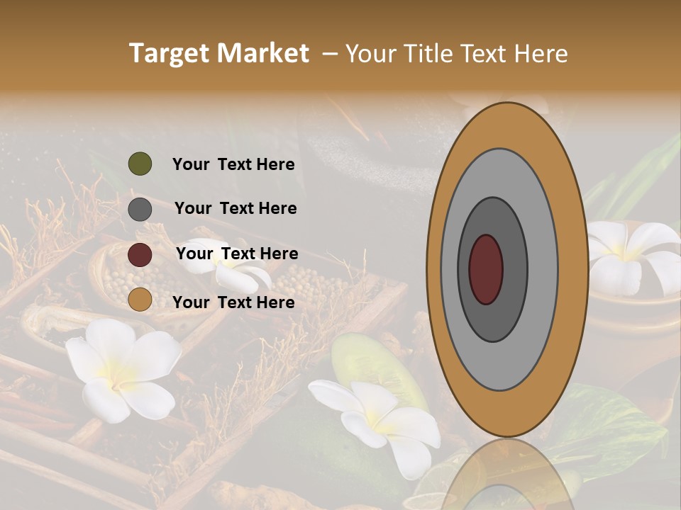 Spa Flowers PowerPoint Template