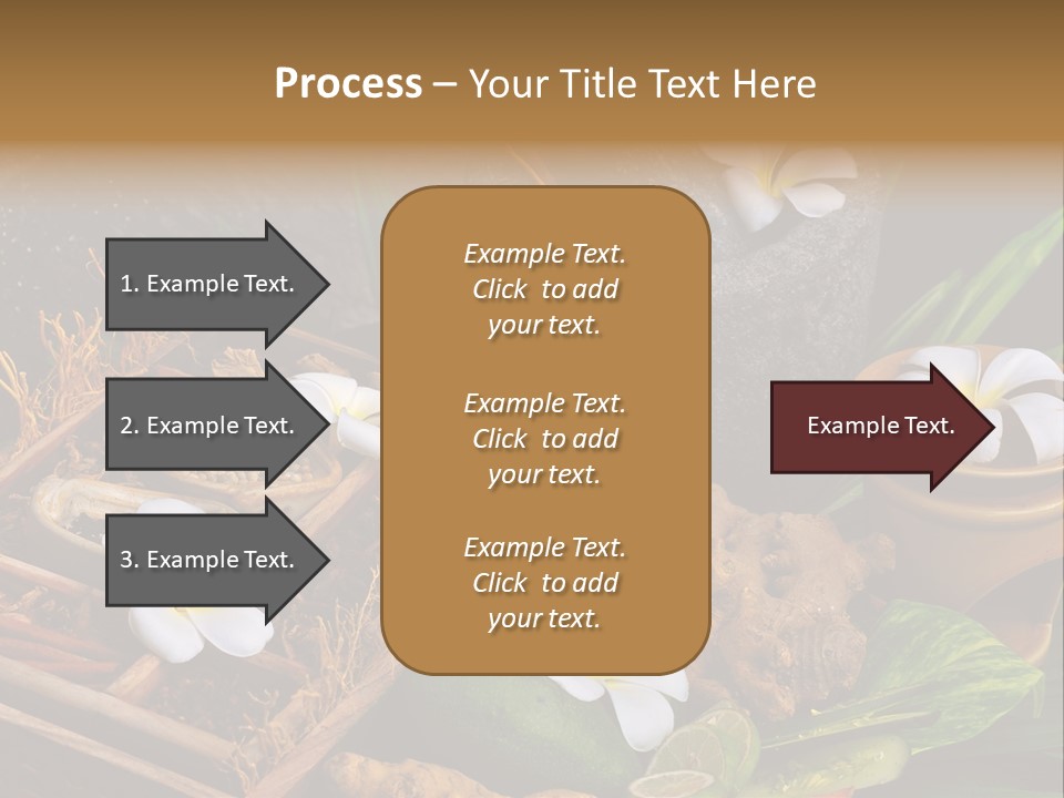 Spa Flowers PowerPoint Template