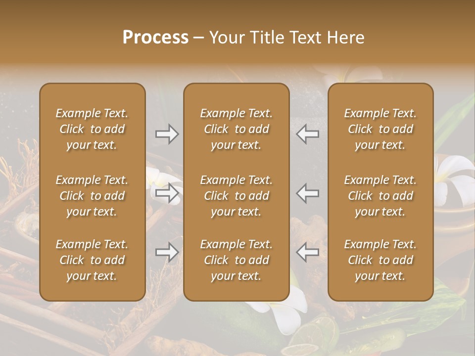 Spa Flowers PowerPoint Template