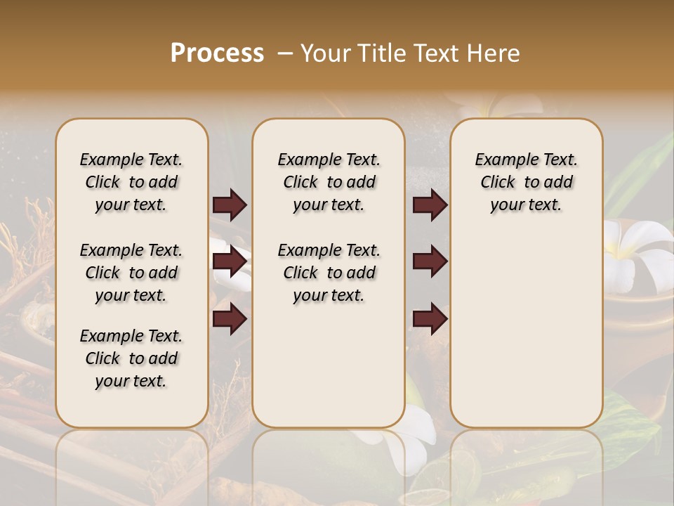 Spa Flowers PowerPoint Template