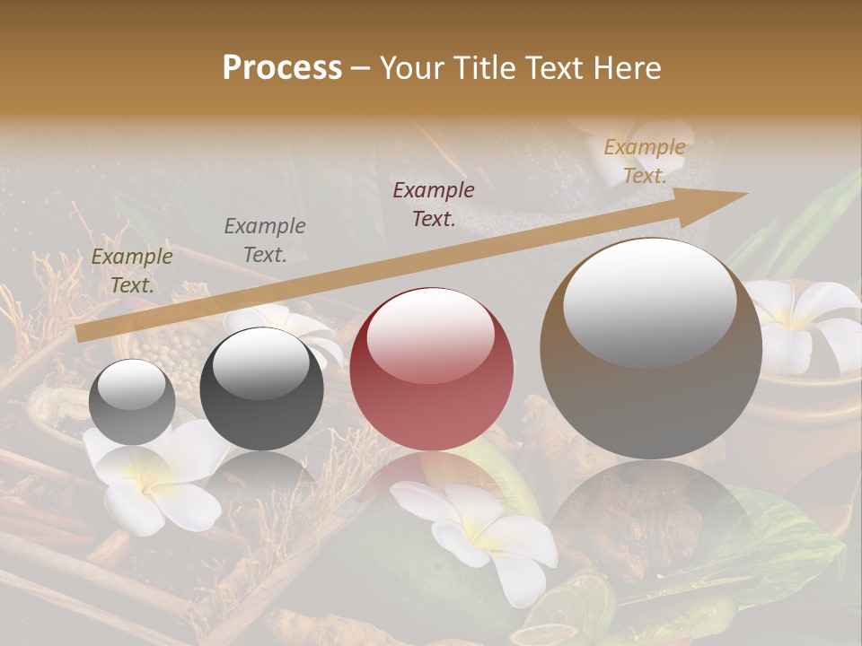 Spa Flowers PowerPoint Template
