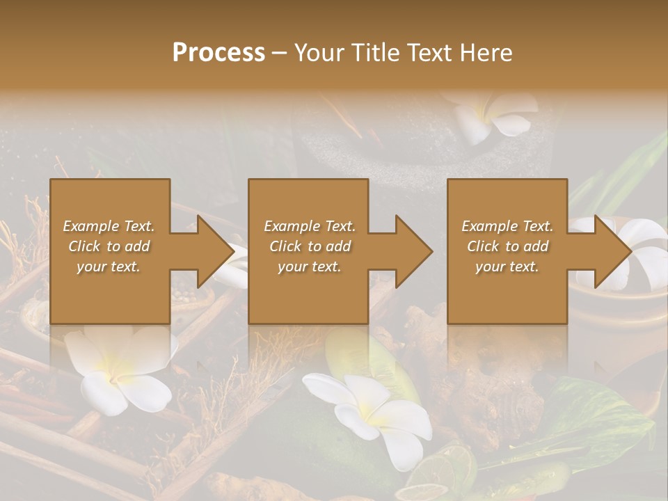 Spa Flowers PowerPoint Template