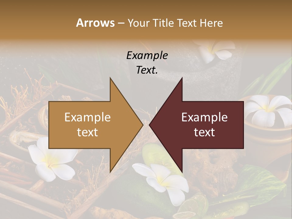 Spa Flowers PowerPoint Template