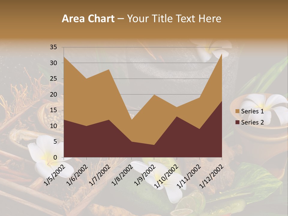 Spa Flowers PowerPoint Template