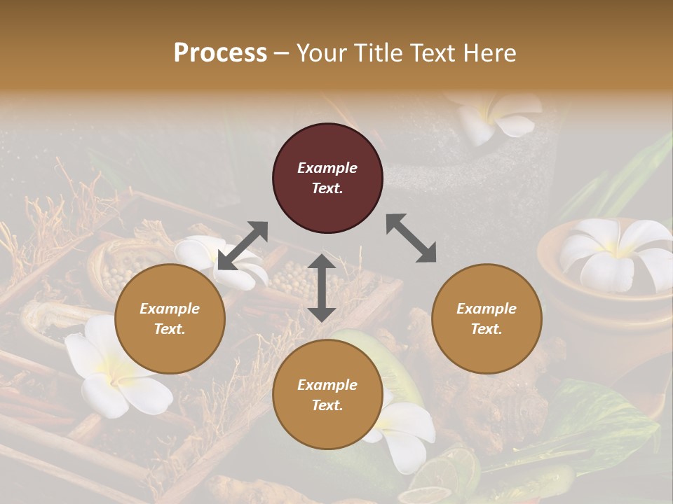 Spa Flowers PowerPoint Template