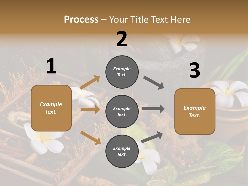 Spa Flowers PowerPoint Template